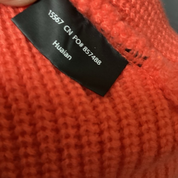 Burton Orange Knit Beanie Hat - Picture 7 of 11